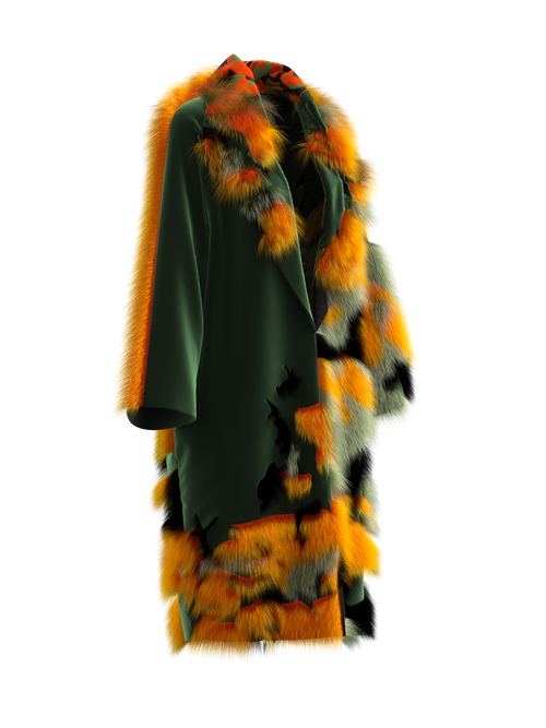 Soldier fur coat