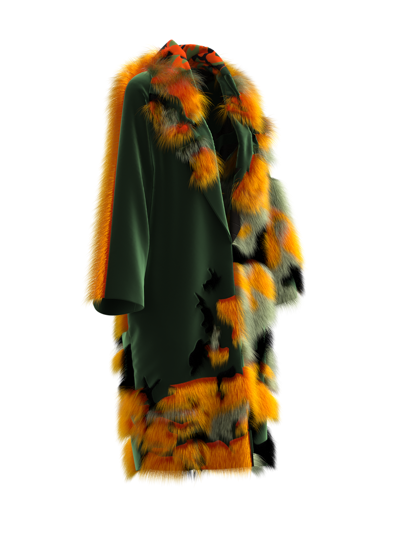 Soldier fur coat