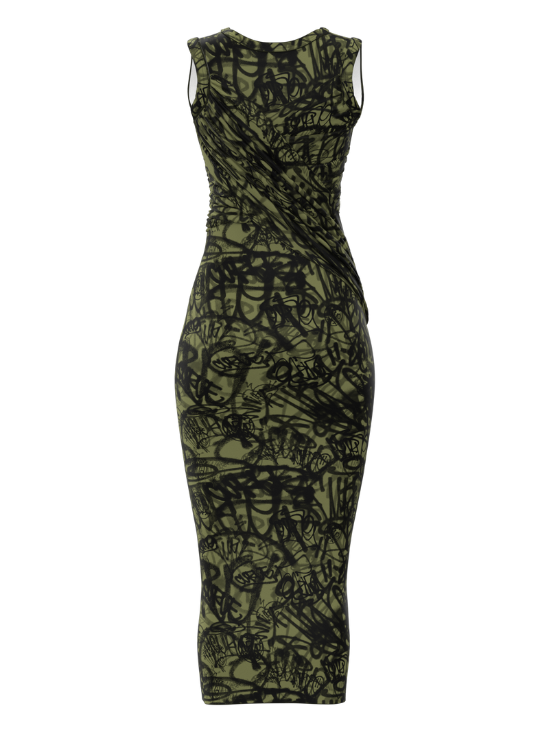 The Lily Dress - Curvazoid Army (Women's)