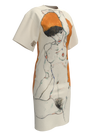 Dress - Standing Nude with Orange Drapery