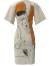 Dress - Standing Nude with Orange Drapery