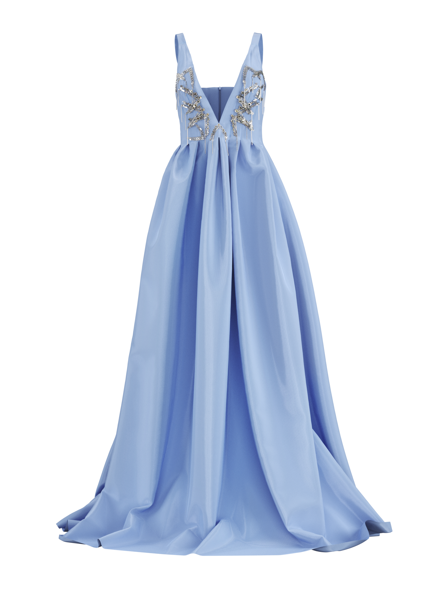 Sky Blue Short Length Flower Girl Dress 5825SB – Sparkly Gowns
