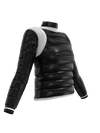 Puffer jacket with shoulder detail