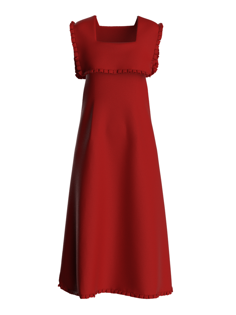 Everything With You Sailor Red Dress