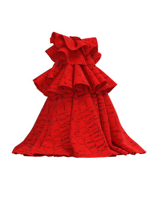 Red Dress_JABOT.LAYERS