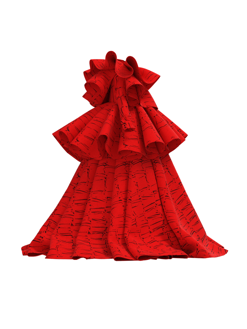 Red Dress_JABOT.LAYERS