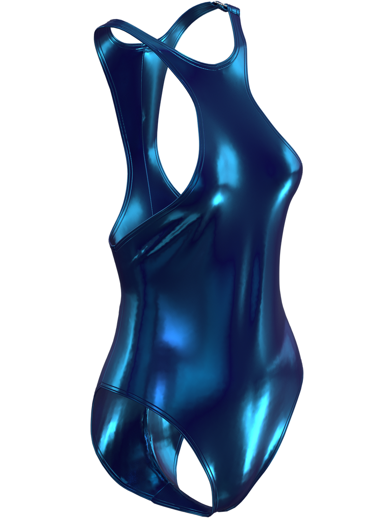 Do you Sea What I Sea Metal Blue Swimsuit