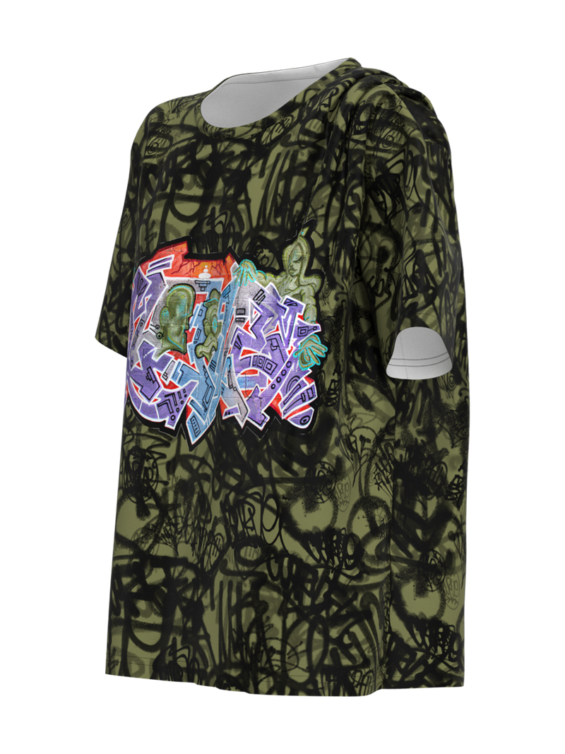 The Harrison Tee - Curvazoid Army (Women's)