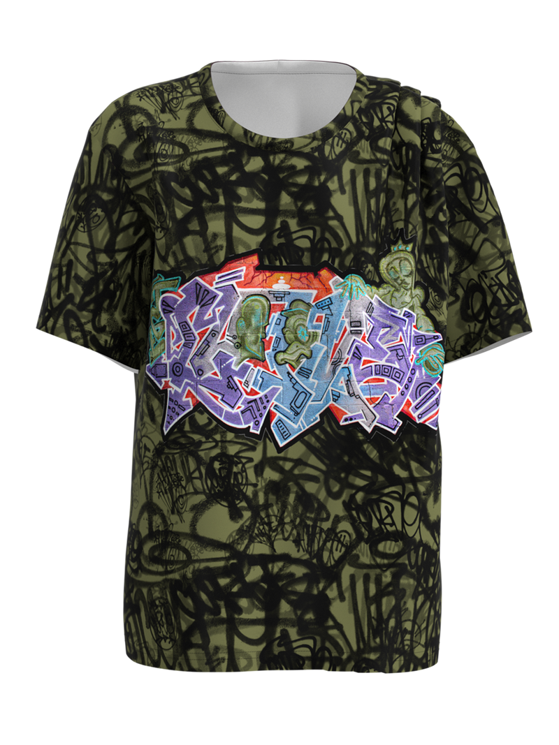 The Harrison Tee - Curvazoid Army (Women's)