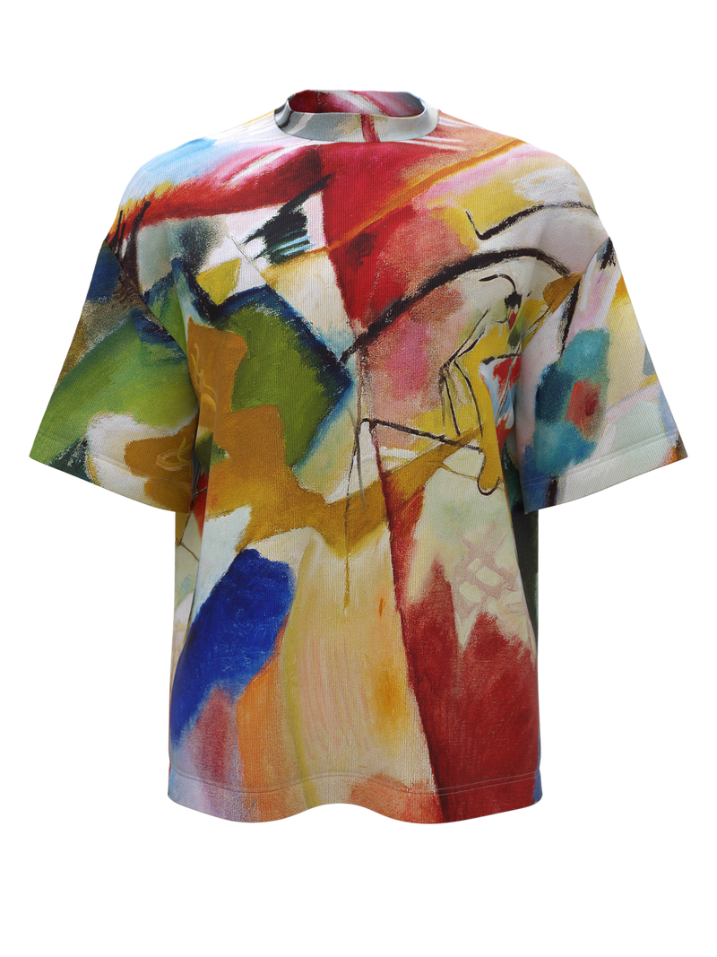 T-shirt - Painting with Green Center