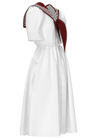 I Find It It’s Forever Sailor Dress White and Red