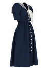I Find It It’s Forever Sailor Dress Blue and White