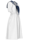 I Find It It’s Forever Sailor Dress White and Blue