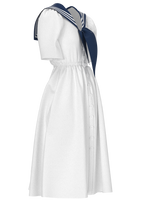 I Find It It’s Forever Sailor Dress White and Blue