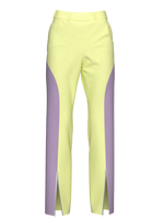 Zipper tailored trousers