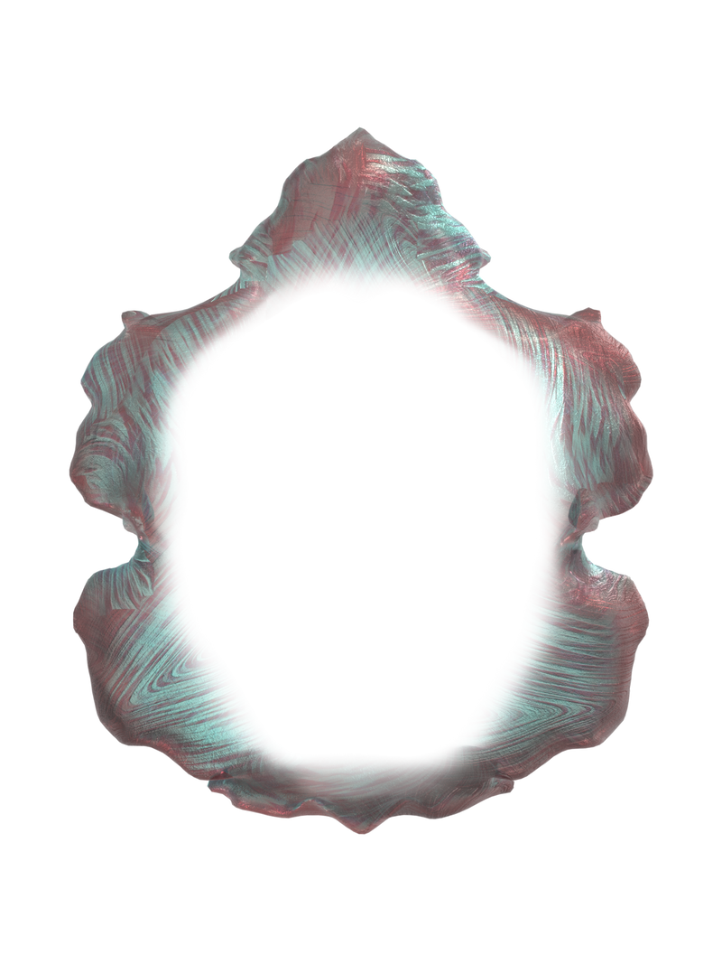Coral flower headpiece