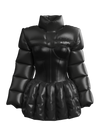 Corset Puffy Jacket BLACK