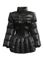 Corset Puffy Jacket BLACK