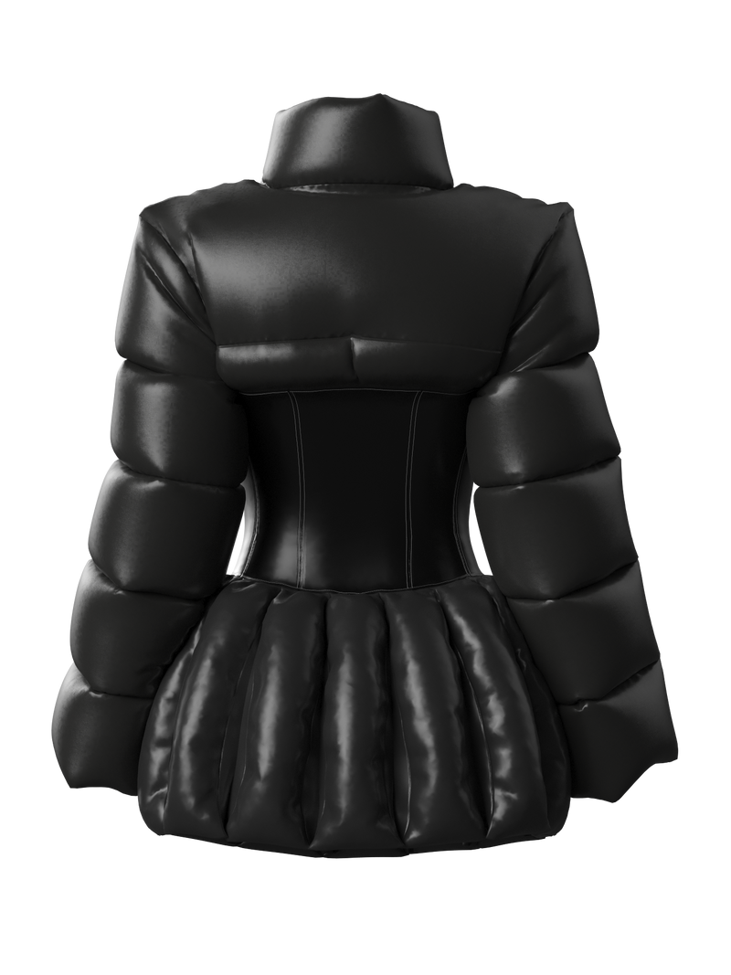 Corset Puffy Jacket BLACK