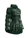 Corset Puffy Jacket GREEN