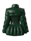 Corset Puffy Jacket GREEN