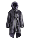 Digital Lettering Puffy Jacket PURPLE