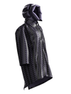 Digital Lettering Puffy Jacket PURPLE