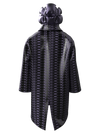 Digital Lettering Puffy Jacket PURPLE