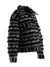 Black Oversized tweed jacket