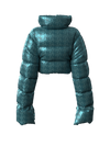 Graphic Logo Puffy Jacket GREEN