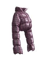 Graphic Logo Puffy Jacket PINK