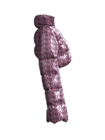 Graphic Logo Puffy Jacket PINK