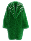 Grass fur coat