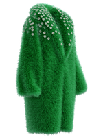Grass fur coat