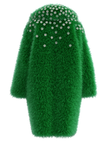 Grass fur coat
