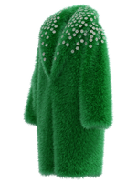 Grass fur coat
