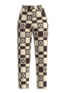 Pacsun Flower Checkerboard Jeans