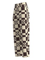 Pacsun Flower Checkerboard Jeans