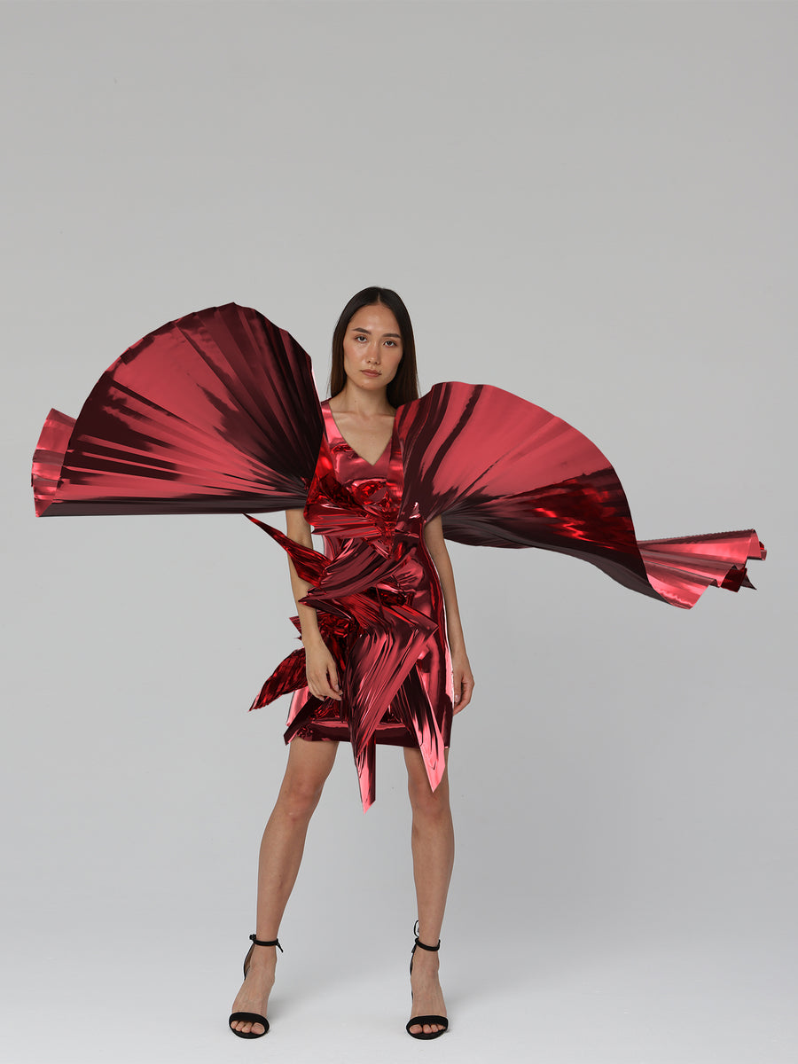 Red Exuberance Dress – DRESSX / More Dash Inc. dba DRESSX