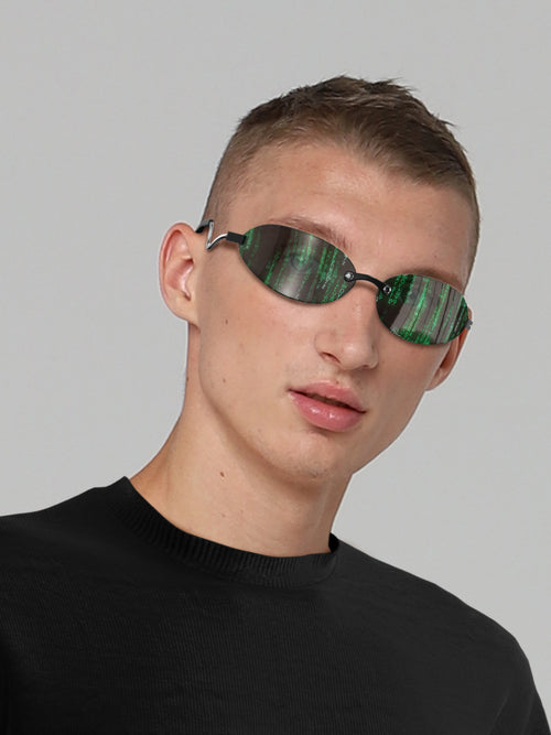 Green code glasses