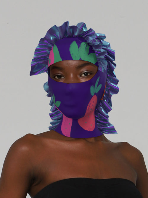 Fruit print balaclava