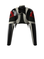 Leather Biker Jacket RED