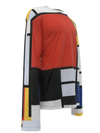 Longsleeve T-Shirt-Composition with Red, Yellow, Blue and Black