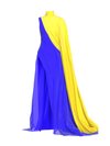 LUVI: Chiffon crepe dress