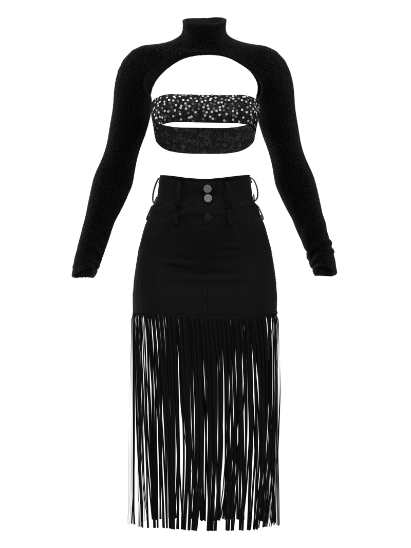 Glam Rock Styled Co-ord Set