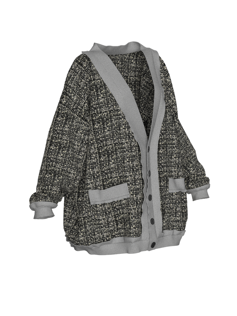 Tweed Cardigan