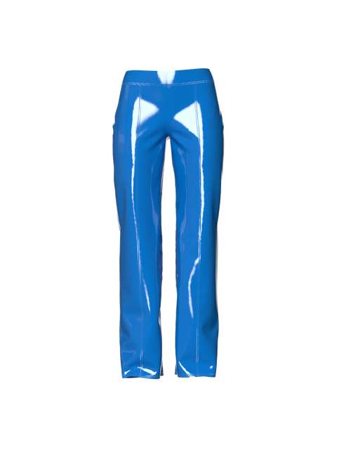 Latex Blue pants by Nina Doll