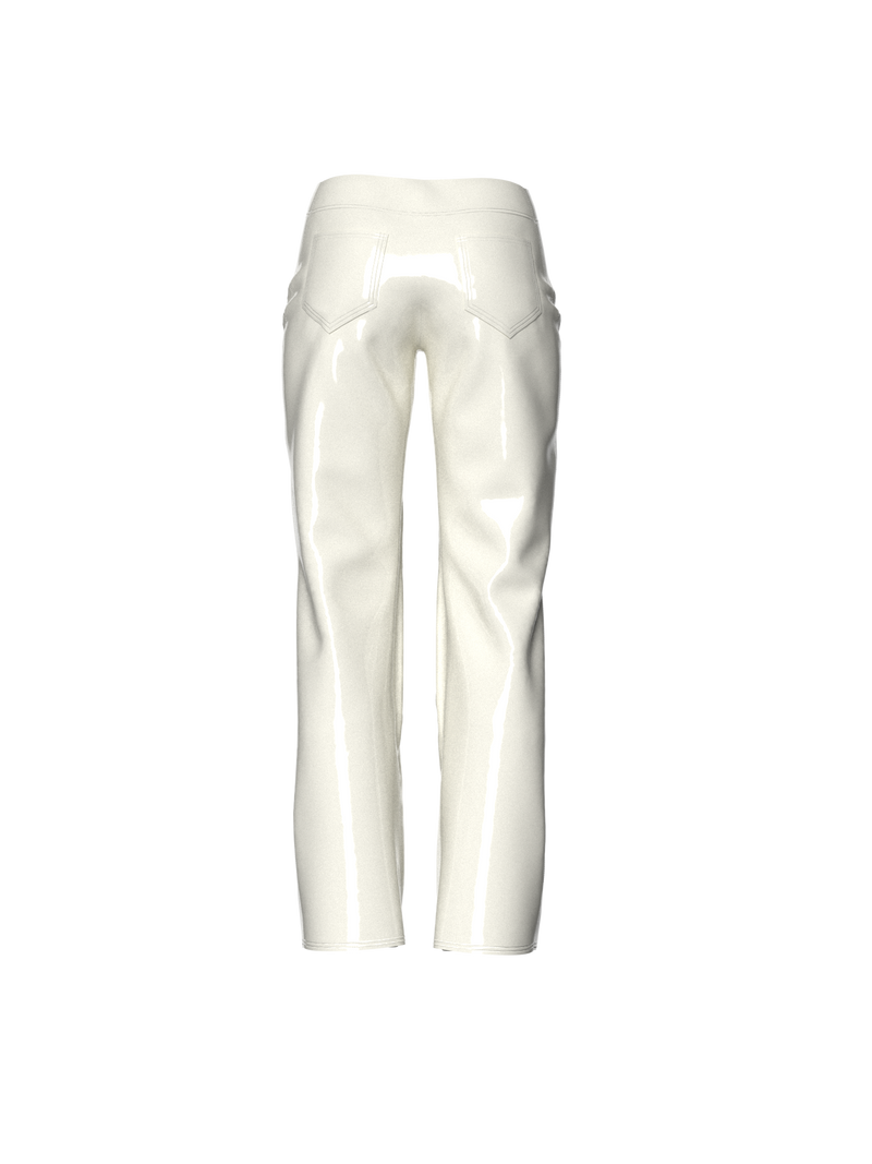 Latex Cream pants by Nina Doll
