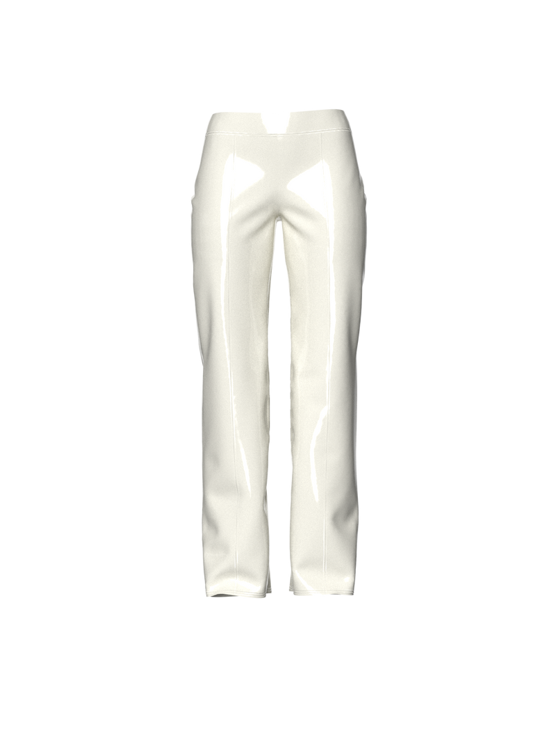 Latex Cream pants by Nina Doll
