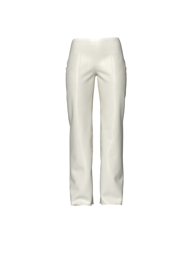 Semi-Transparent Cream pants by Nina Doll